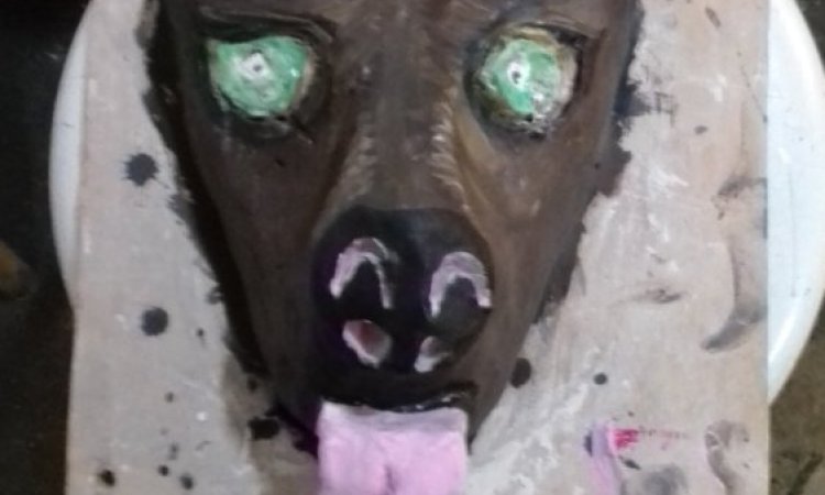 Stage masque du monde animal, un loup